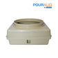 Pour-A-Lid Square Skimmer Cover | Tan | 11" | SQPALTAN