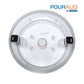 Pour-A-Lid Round Clear Swimming Pool Skimmer Cover | 10" | 201PALCLEAR from Discount Pool Mart DPM