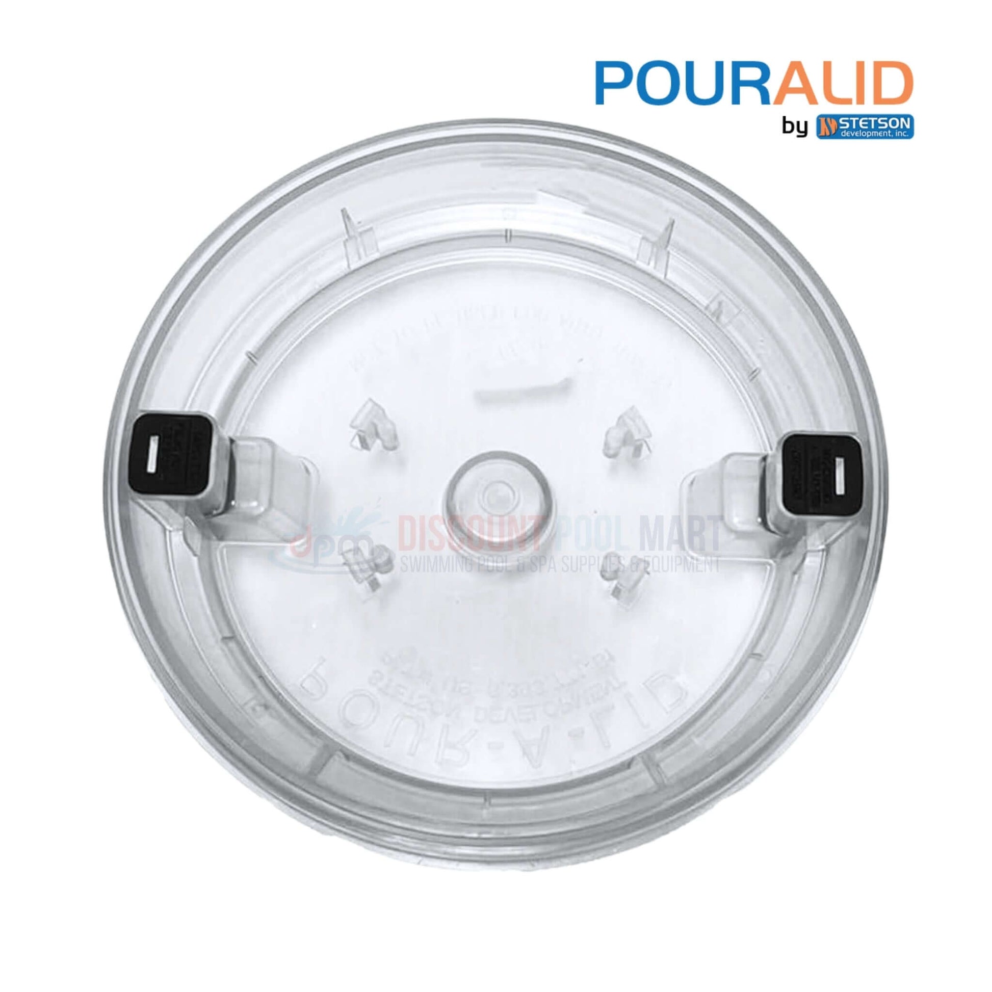 Pour-A-Lid Round Clear Swimming Pool Skimmer Cover | 10" | 201PALCLEAR from Discount Pool Mart DPM