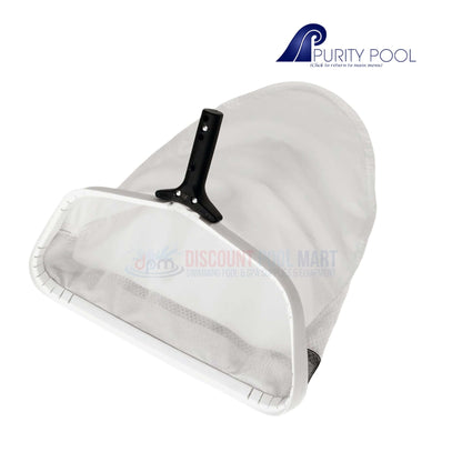 Purity Pool Pro-Lite Professional Silt Leaf Rake from Discount Pool Mart, 18-inch pool cleaning tool for durability and efficiency.