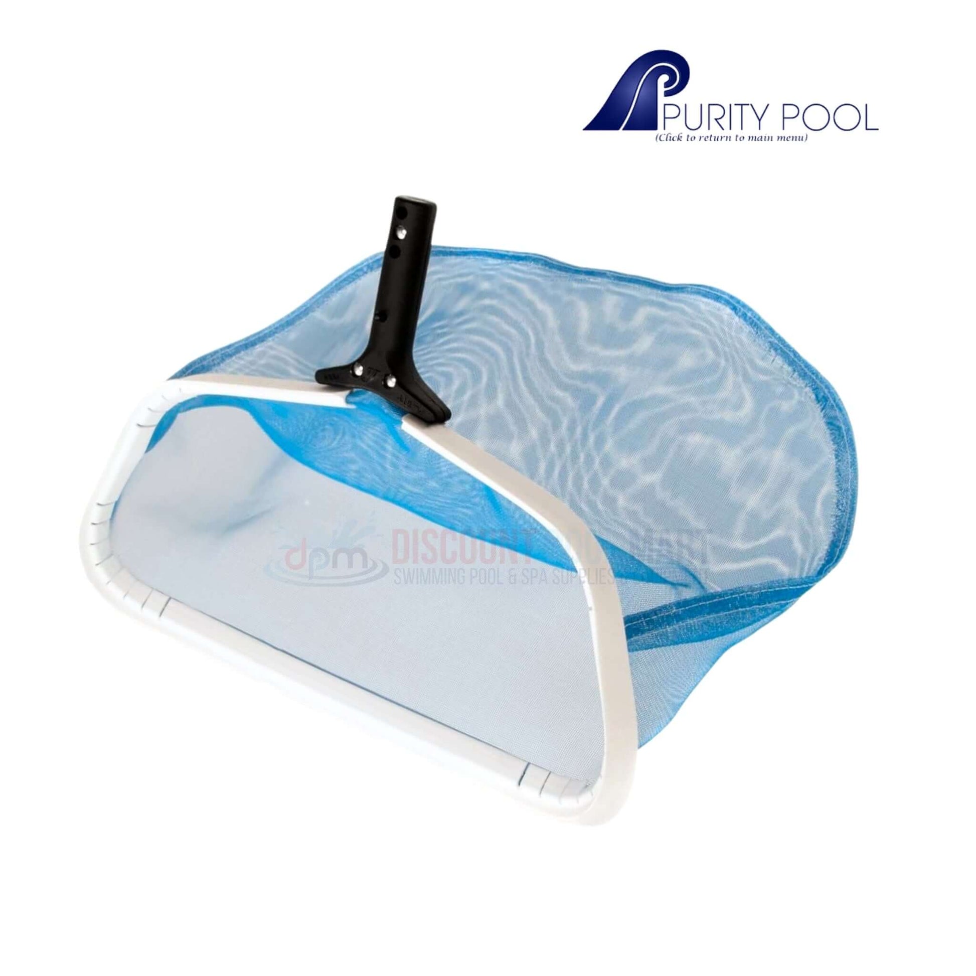 Purity Pool Pro-Lite Standard Professional Leaf Rake PLSTD by Discount Pool Mart DPM for efficient pool debris collection.