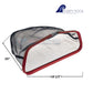 Purity Pool Red Baron Bag Leaf Rake 20" shown from the side, designed for efficient pool cleaning by Discount Pool Mart DPM.