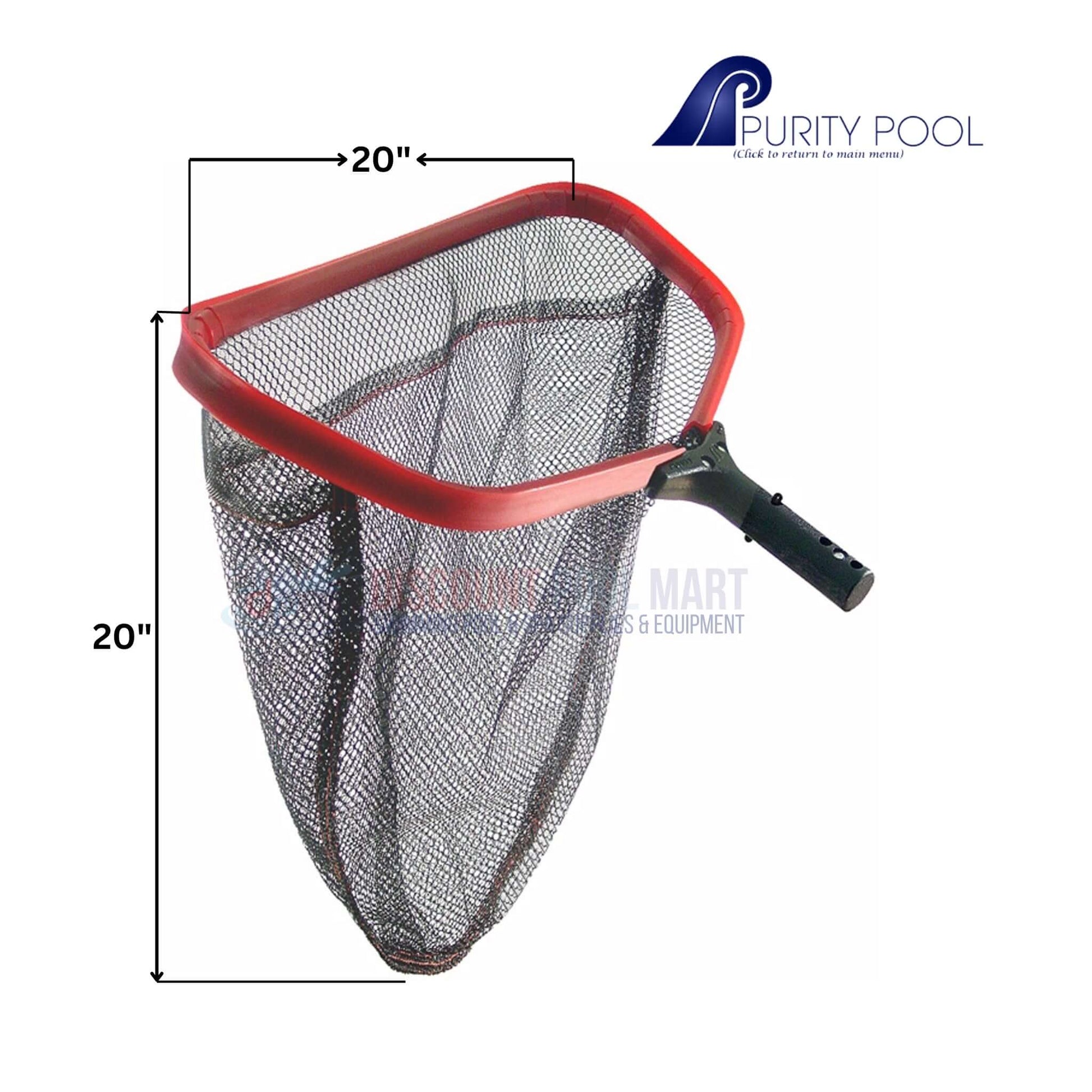 Purity Pool Red Baron 20" Leaf Chaser Leaf Rake from Discount Pool Mart DPM for effective pool maintenance.