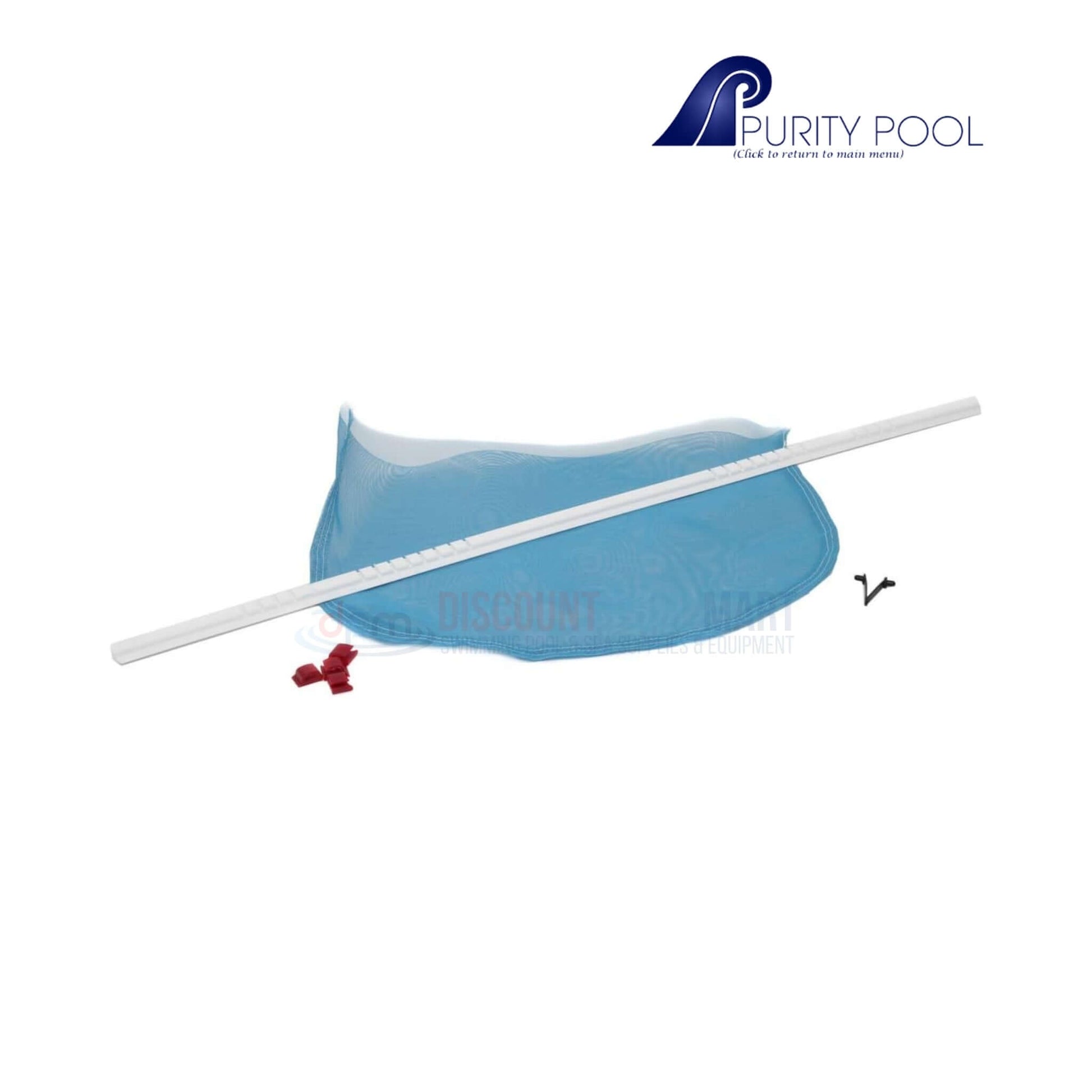 Purity Pool Renew Kit for PLTD Leaf Rake RKPLTD from Discount Pool Mart, includes replacement net and rim for durable use.