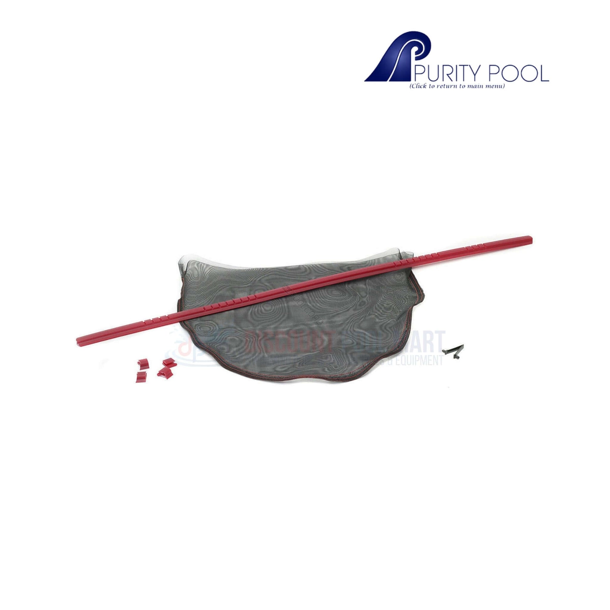Purity Pool Renew Kit components for Red Baron Tuff Duty Leaf Rakes at Discount Pool Mart DPM. Efficient pool debris collection.