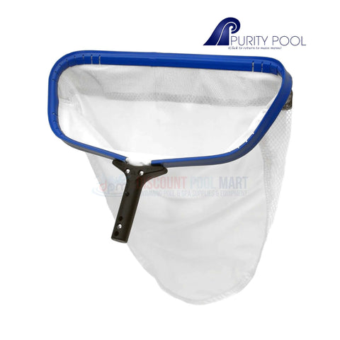 Purity Pool Ultra-Lite Leaf Rake with Silt Bag - 18" from Discount Pool Mart (DPM) for effective pool cleaning.