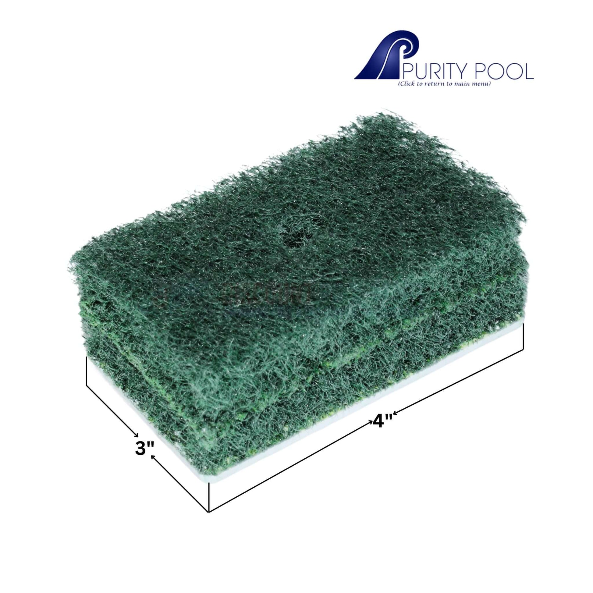 Purity Swimming Pool Tile Coarse Scrubber Pad 3"x4" for heavy-duty cleaning from Discount Pool Mart DPM.