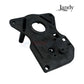 R0408700 | Jandy Center Plate Kit For JVA Valve Actuators, black plate showing screw holes and mechanisms, ideal for pool supplies by Discount Pool Mart.