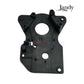 R0408700 | Jandy Center Plate Kit For JVA Valve Actuators, front view, black, replacement part for pool supplies by Discount Pool Mart.