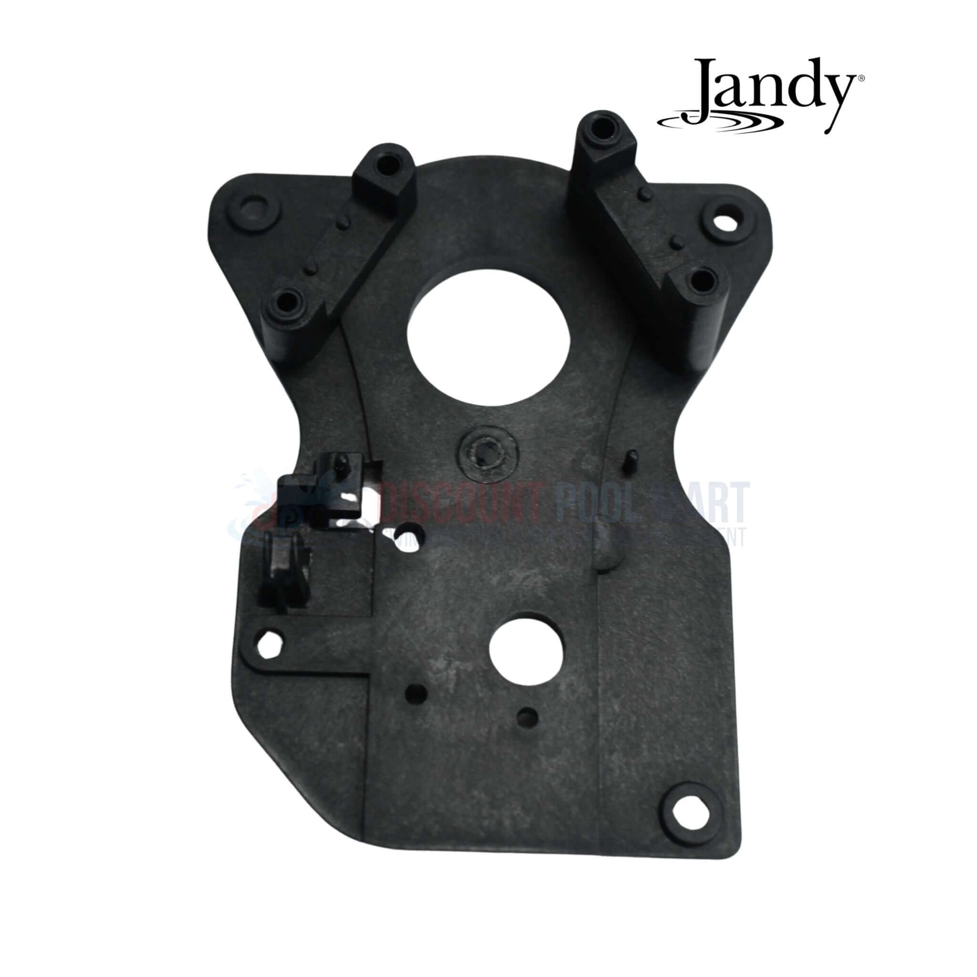 R0408700 | Jandy Center Plate Kit For JVA Valve Actuators, front view, black, replacement part for pool supplies by Discount Pool Mart.