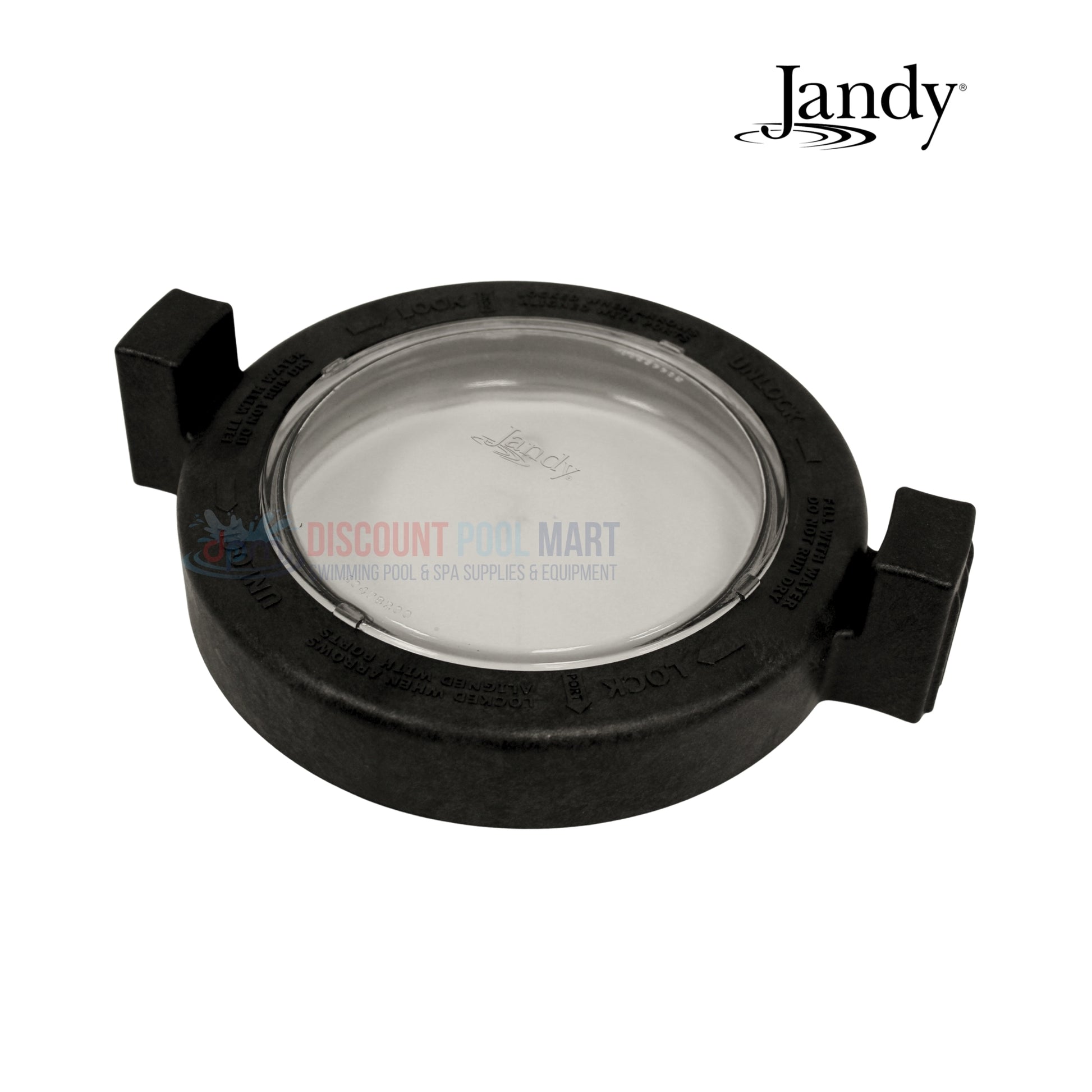 R0445800 | Jandy Lid With Locking Ring and Seal Kit For Stealth SHPF/SHPM A0478200, clear lid with robust ring from Discount Pool Mart.