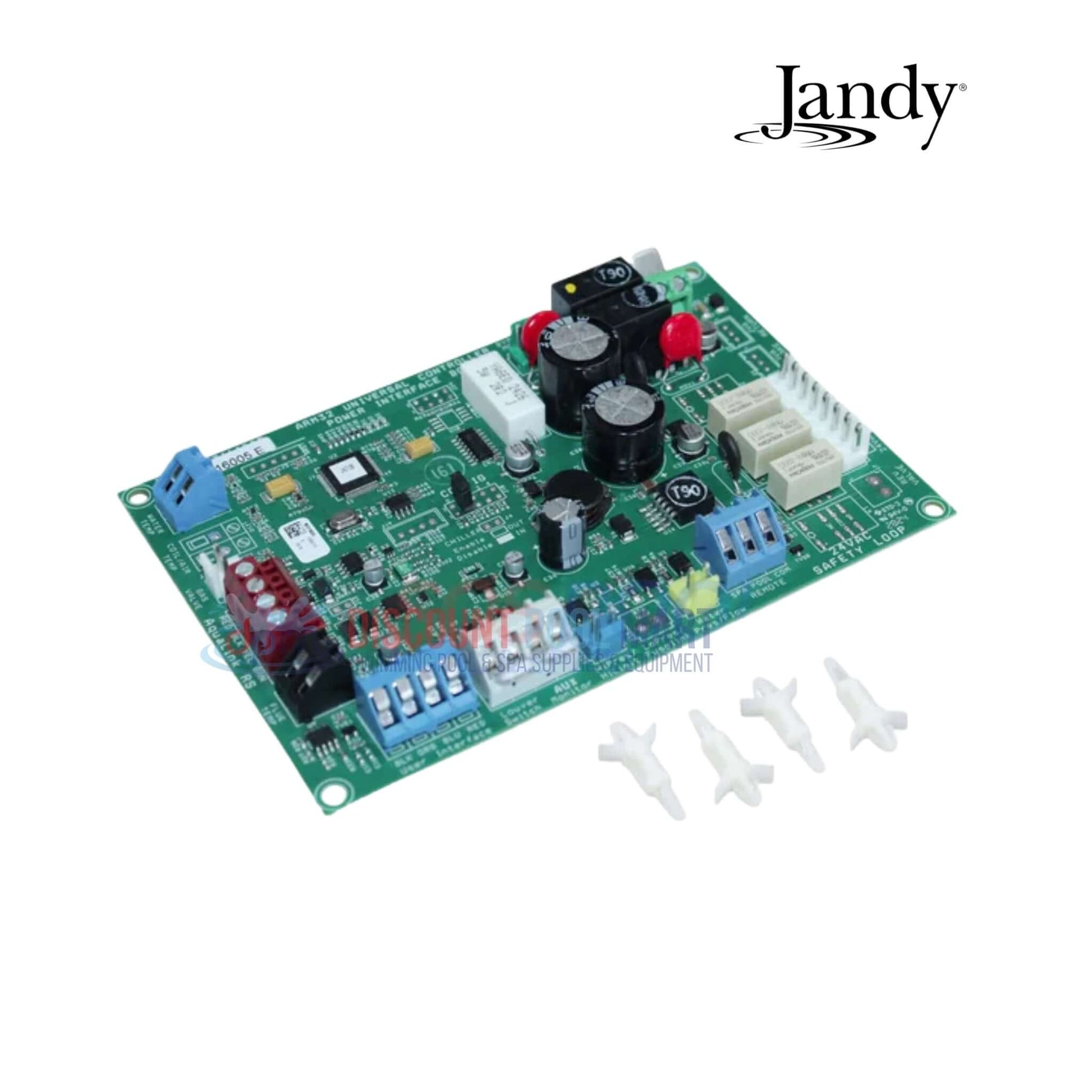 R0446500 | Jandy Diffuser & Impeller Hardware Kit with circuit board, vibrant colors, and multiple connectors, from Discount Pool Mart.