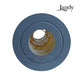 R0462200 | Jandy CS100 Filter Cartridge from Discount Pool Mart. Top view of the filter with gray exterior and yellow media.