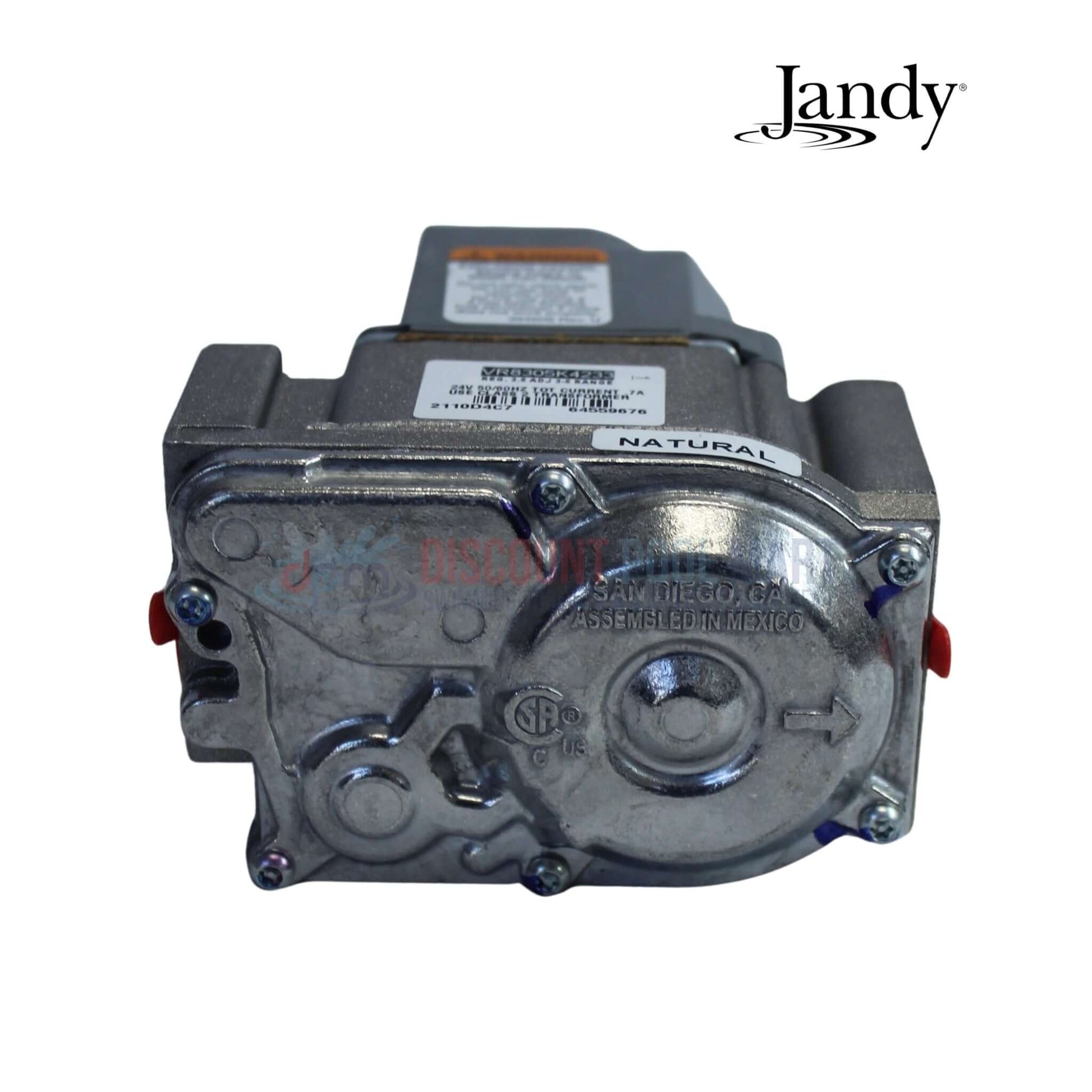 R0494500 | Jandy Gas Valve for Legacy Heater LRZE, natural gas valve, durable metal design, from Discount Pool Mart.