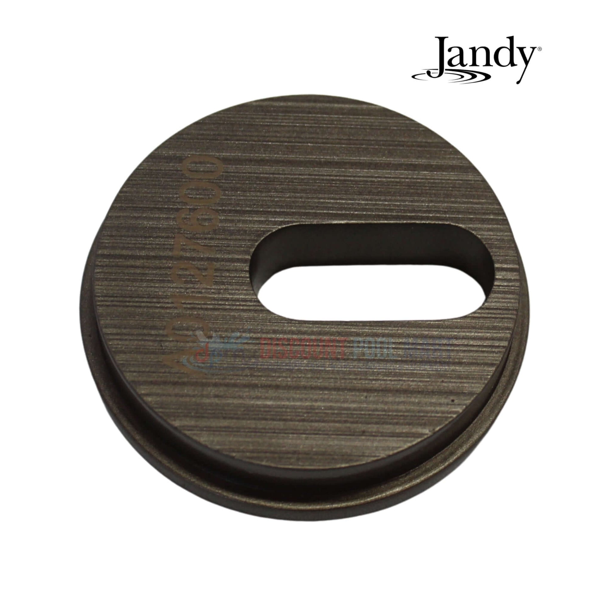 R0561200 | Jandy Bronze Deck Jet Coverplate in bronze finish, designed for pool jet fittings, by Discount Pool Mart.