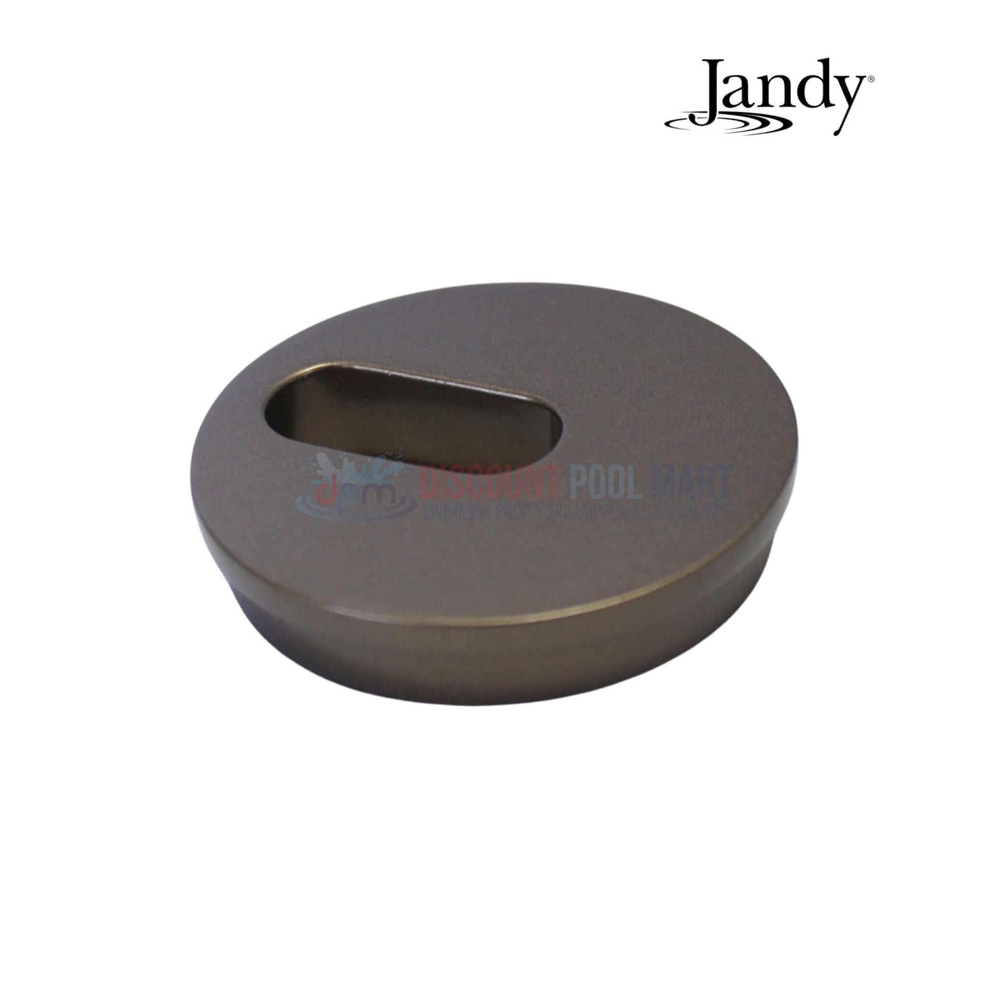 R0561200 | Jandy Bronze Deck Jet Coverplate in sleek bronze finish, perfect for pool and spa jet fittings from Discount Pool Mart.