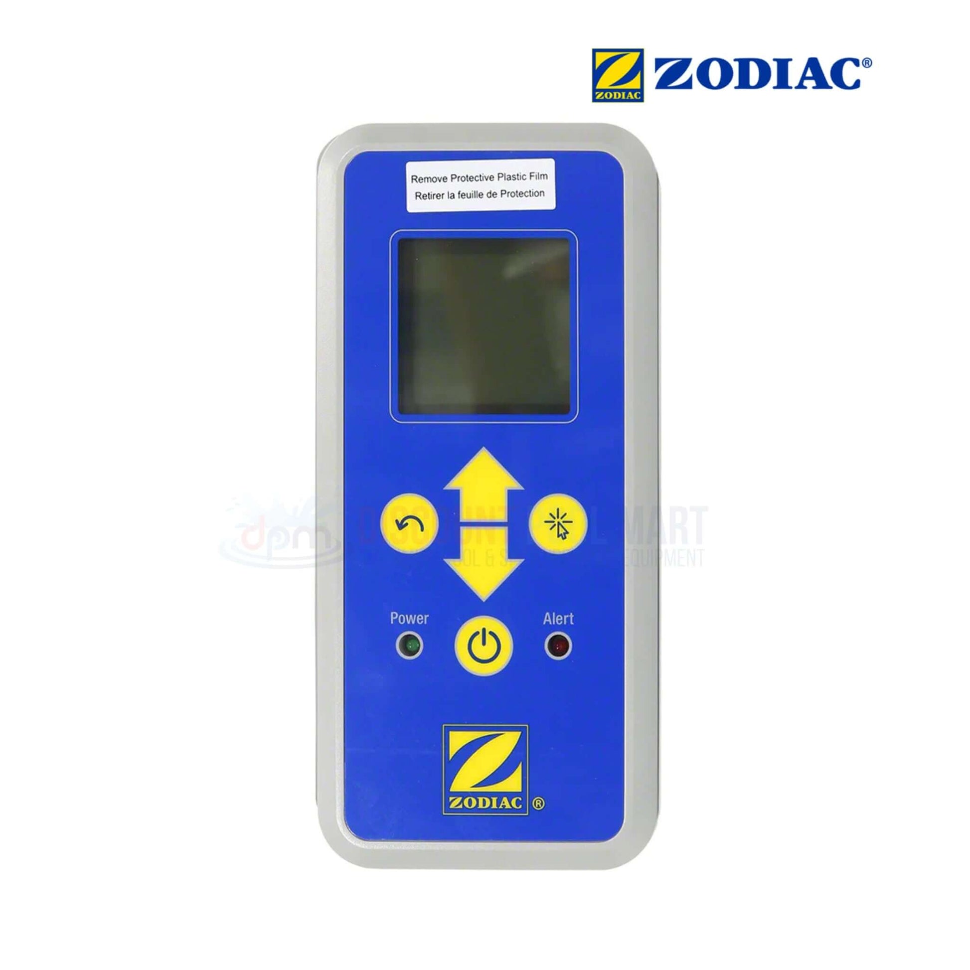 Zodiac AquaLink Z4 Interface Control Panel R0568302 in blue with LCD display for swimming pool automation from Discount Pool Mart.