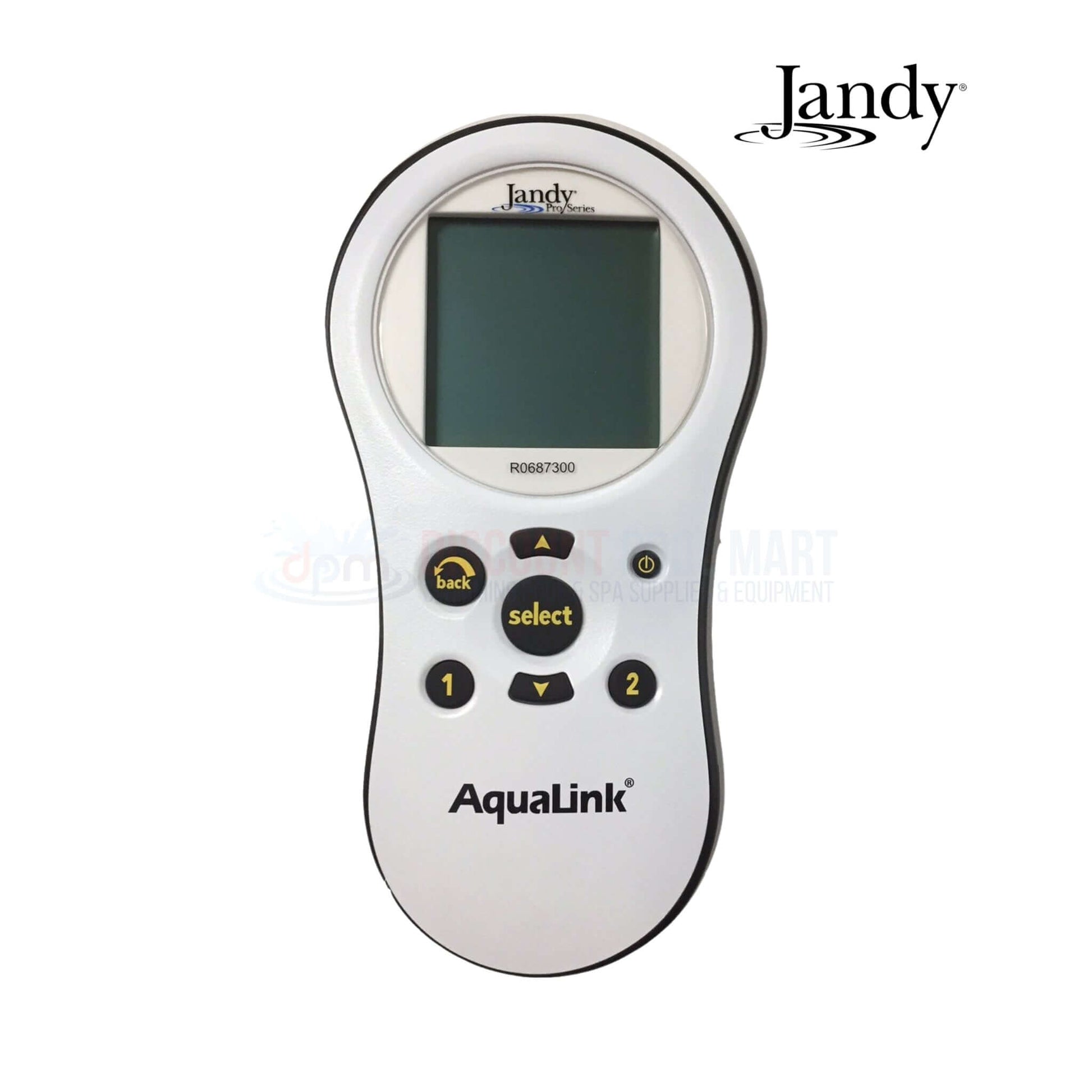R0687300 | Jandy AquaLink AquaPalm Wireless Remote with backlit display and hotkeys for pool control, available at Discount Pool Mart.