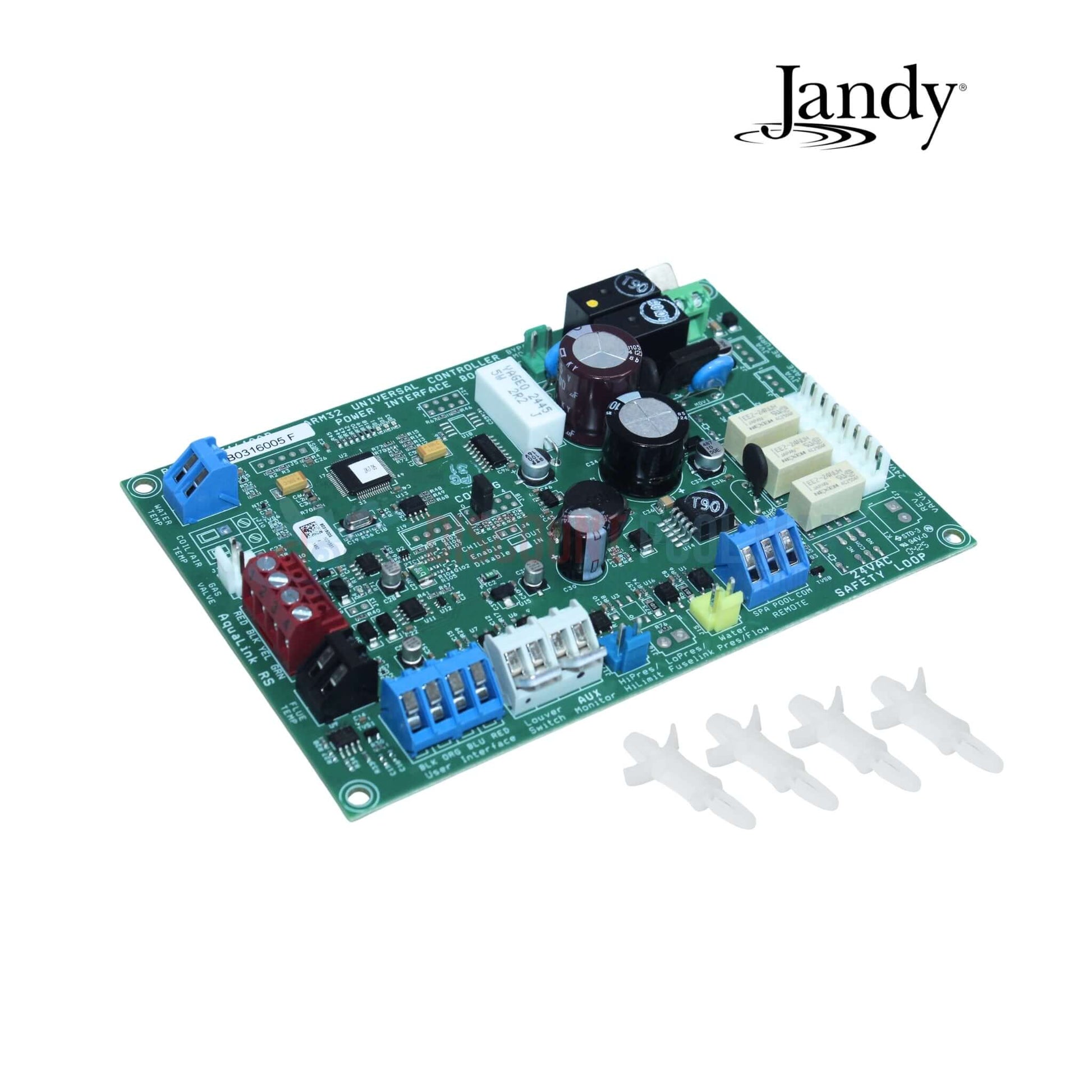 R0719500 | Jandy Power Interface Board For Pro Series JXI 2nd Generation, OEM module with circuits and components for pool functionality, Discount Pool Mart.
