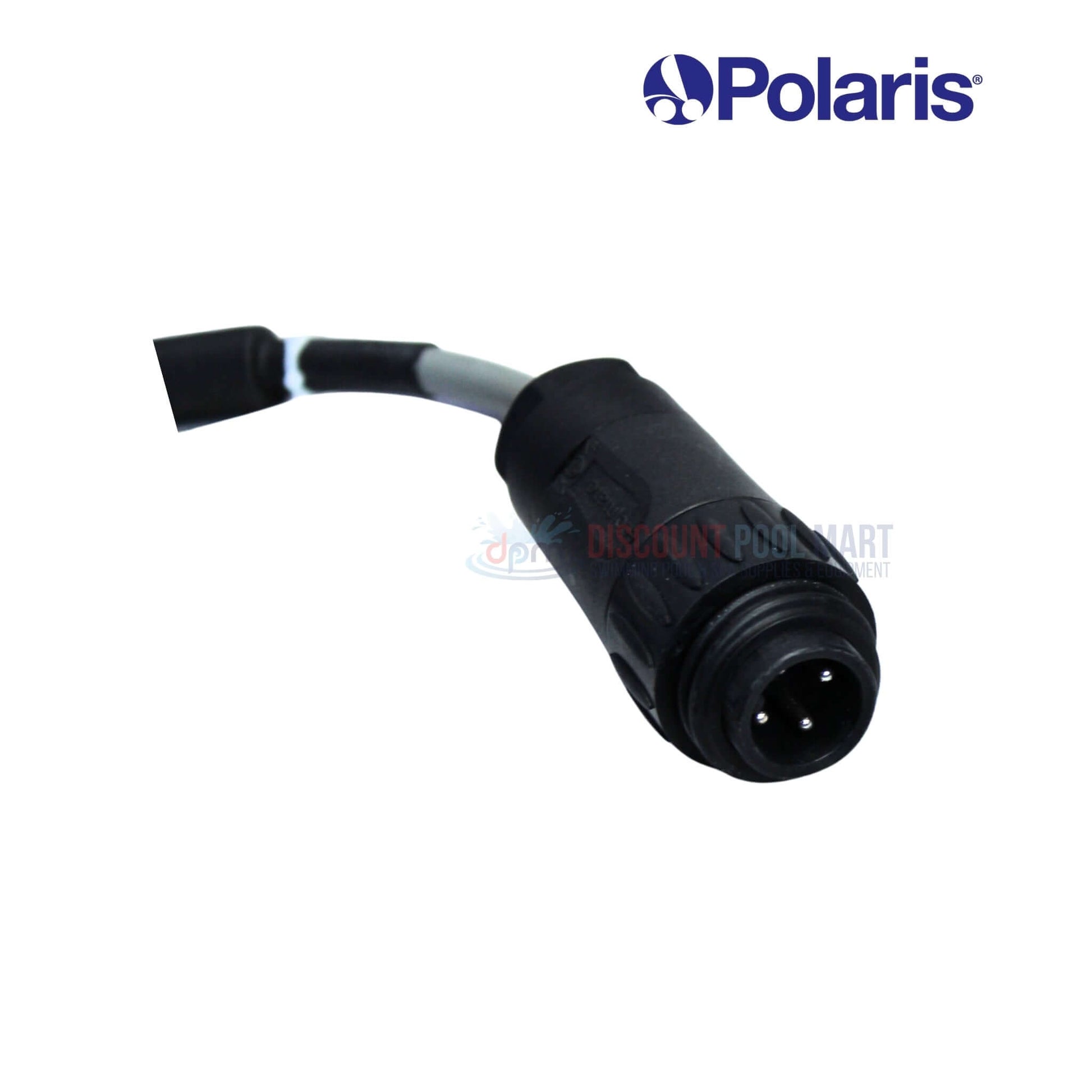 Polaris R0726700 | Polaris 69' Swivel Floating Cable For Robotic Cleaners connector, shown in black, from Discount Pool Mart.