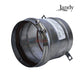 R0731100 | Jandy JXI Heaters 4" Vent Adapter Kit in silver, showing the 4" duct fitting, suitable for DPM pool supplies.