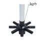 R0745400 | Jandy SFTM22-1.5 Filter Lateral & Standpipe assembly with black laterals and white standpipe at Discount Pool Mart.