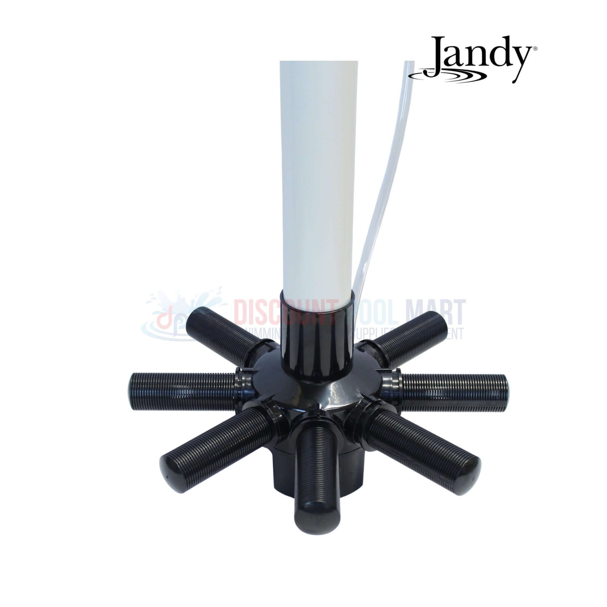 R0745400 | Jandy SFTM22-1.5 Filter Lateral & Standpipe assembly with black laterals and white standpipe at Discount Pool Mart.