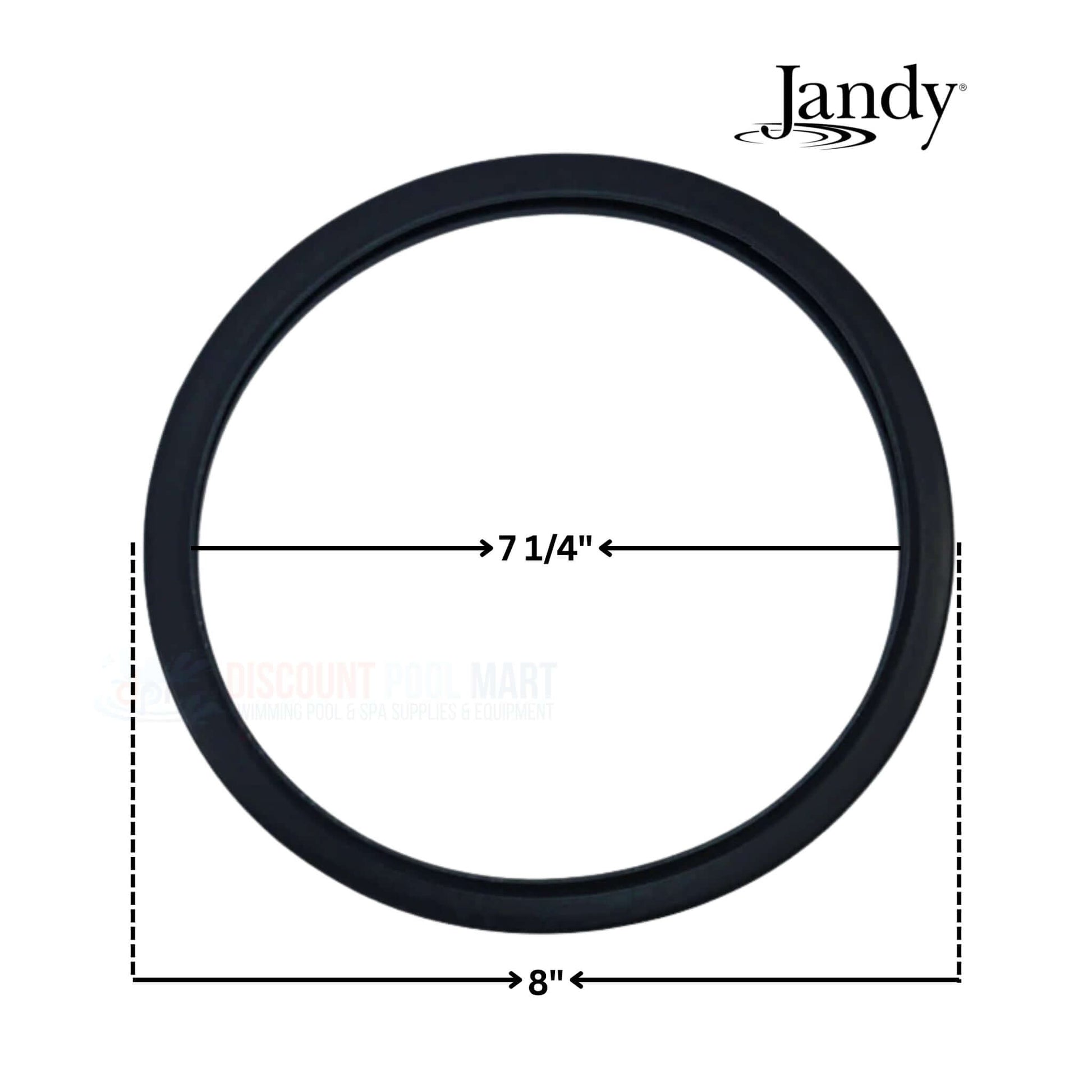 OEM Jandy Pool Light Lens Gasket R0790500 | DPM | Seals light for moisture protection, dimensions 7.25" x 8".