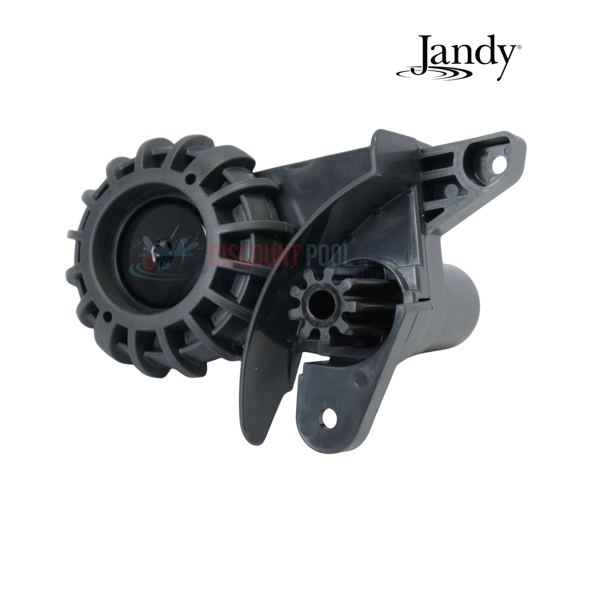 R0838400 | Polaris Quattro Sport & P40 Right Brush Gearbox from Discount Pool Mart, black color, OEM swimming pool part.