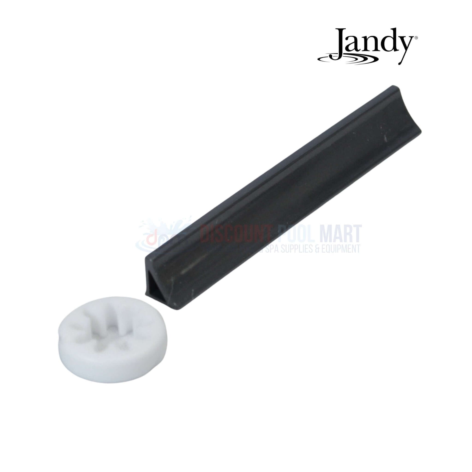 R0838400 | Polaris Quattro Sport & P40 Right Brush Gearbox from Discount Pool Mart, black gear with white connector for pool cleaner.