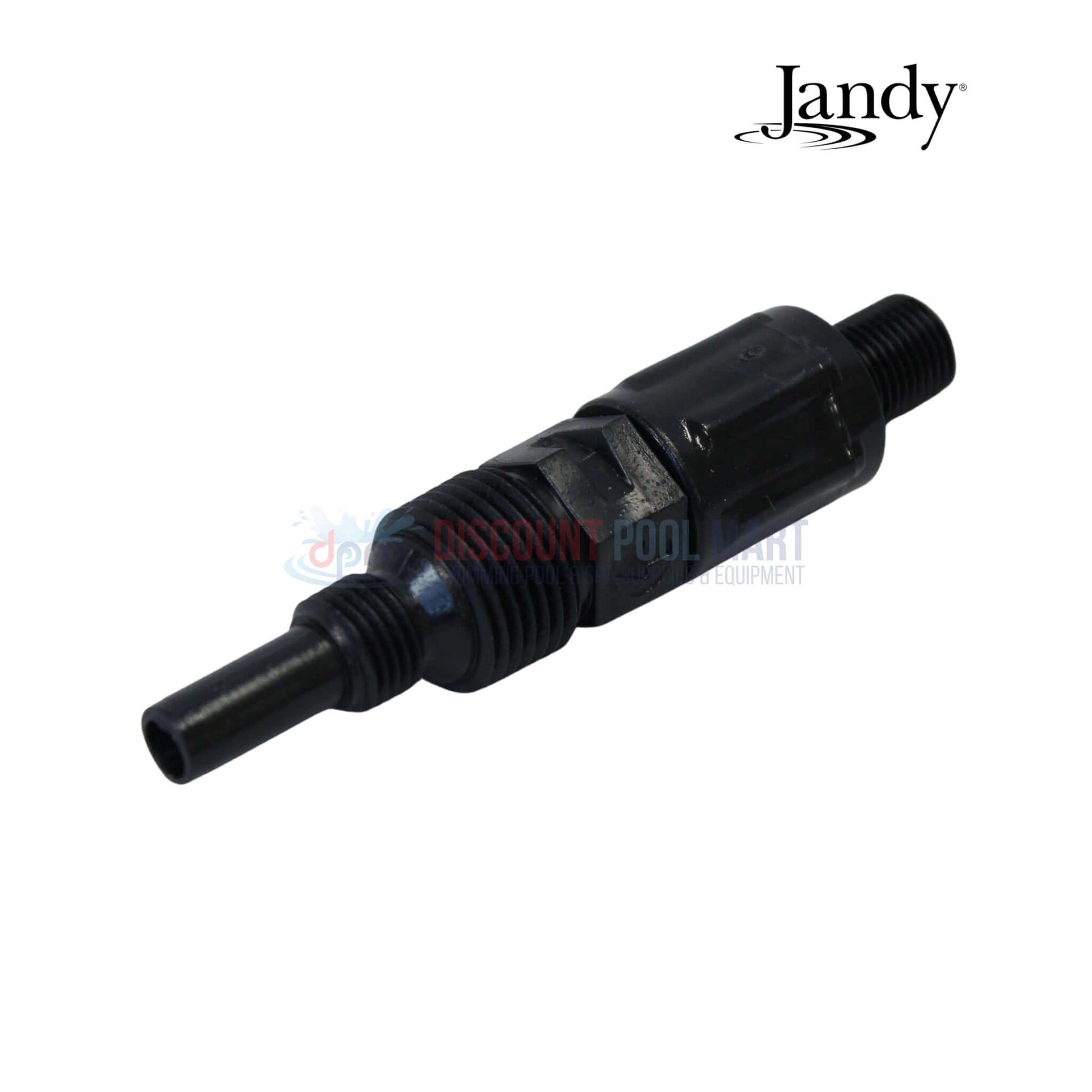 R0945300 | Jandy TruDose Pump Accessory Kit showing black plumbing component, ideal for pool automation, from Discount Pool Mart.
