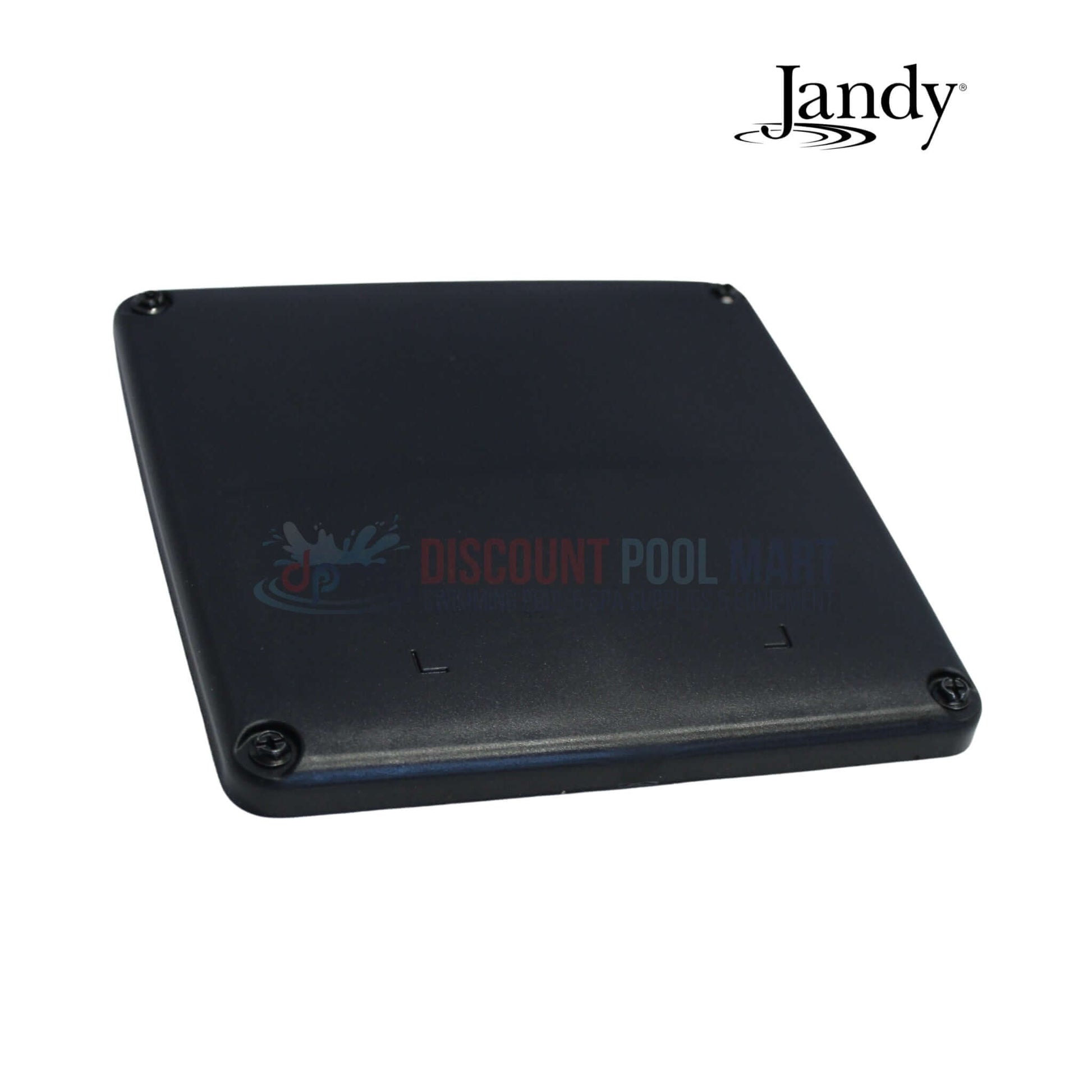 R0958100 | Jandy Wall Mount For SpeedSet Controller in black, top view, designed for easy mounting, from Discount Pool Mart.