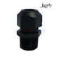 R0958100 | Jandy Wall Mount For SpeedSet Controller shown in black, ideal for connecting pool equipment. Available at Discount Pool Mart.