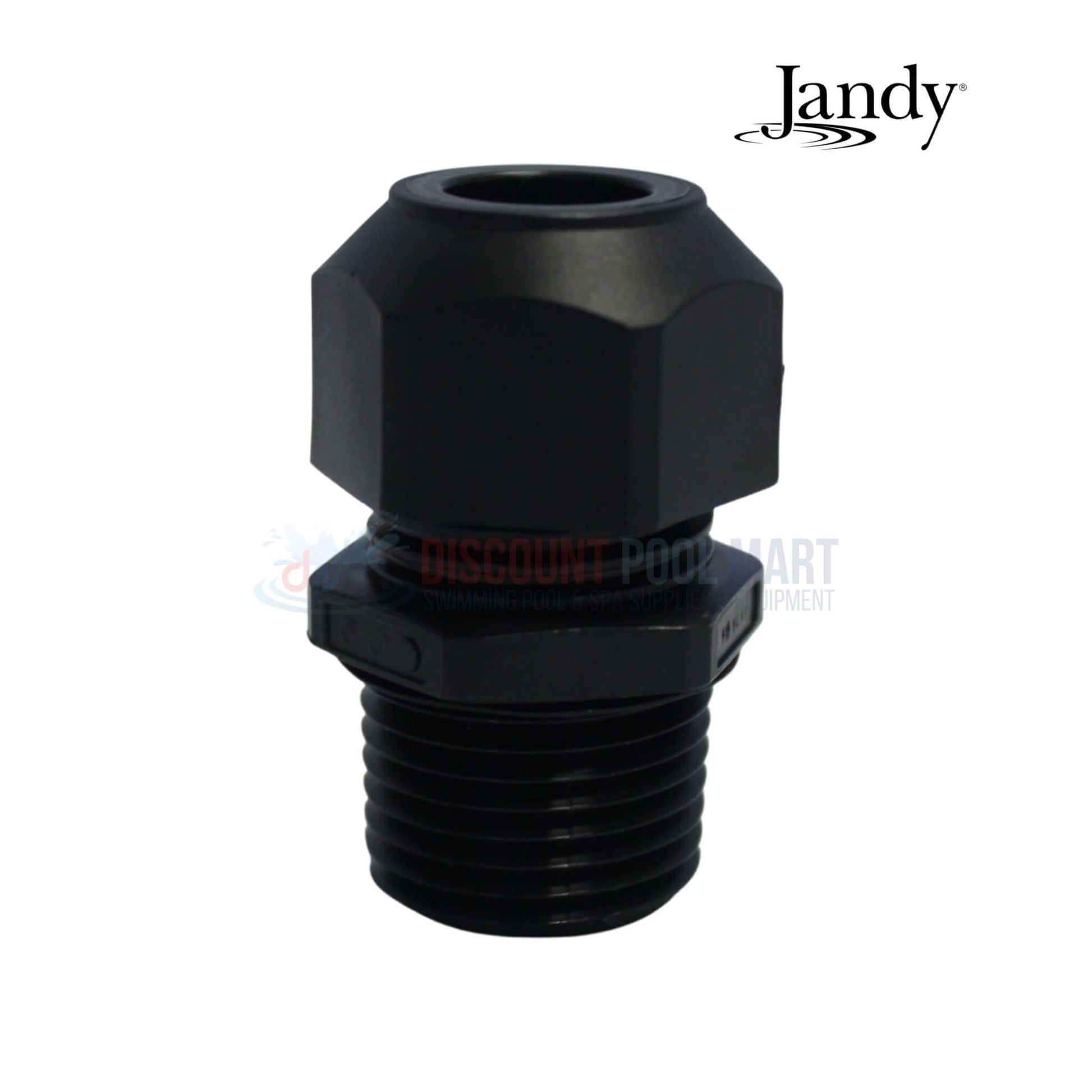 R0958100 | Jandy Wall Mount For SpeedSet Controller shown in black, ideal for connecting pool equipment. Available at Discount Pool Mart.