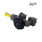R0966600 | Jandy TruChlor Valve & Flow Indicator with gray and yellow components for pool feeder systems at Discount Pool Mart.