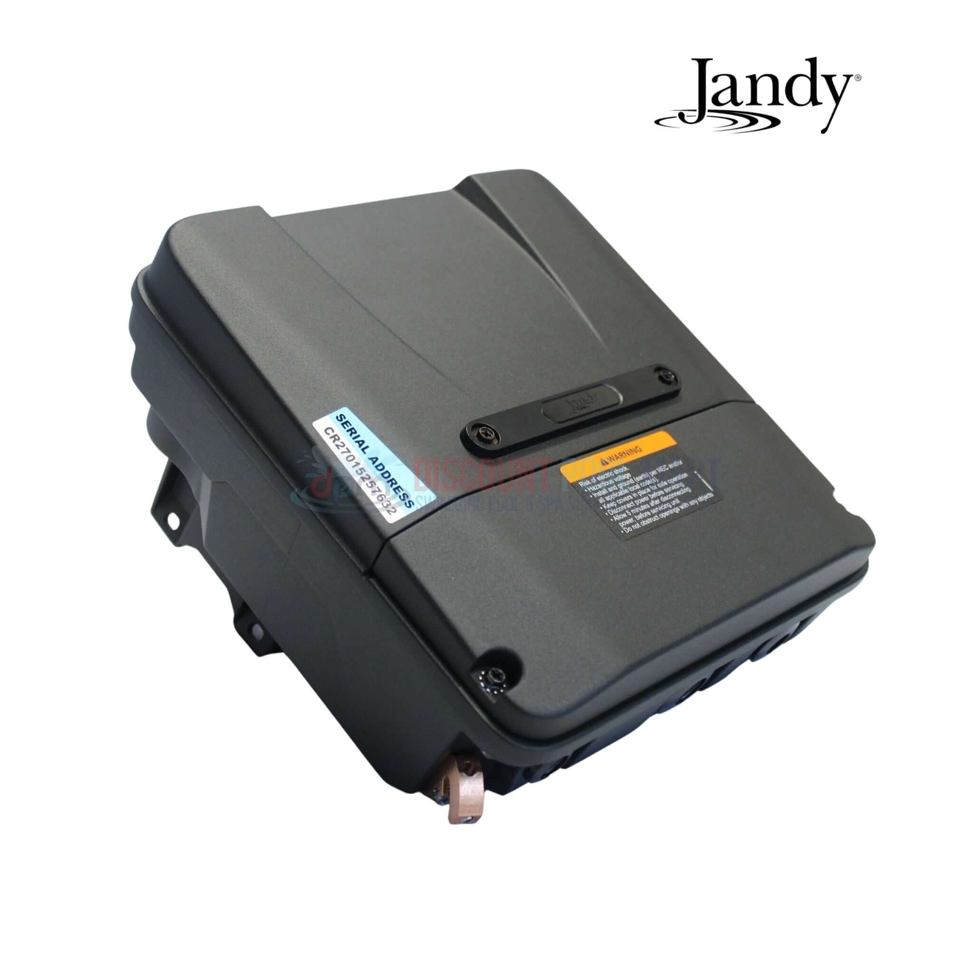 R0974400 | Jandy Flo Pro DV2A 2.7HP Pump Drive from Discount Pool Mart, showing side angle, gray casing, OEM replacement.