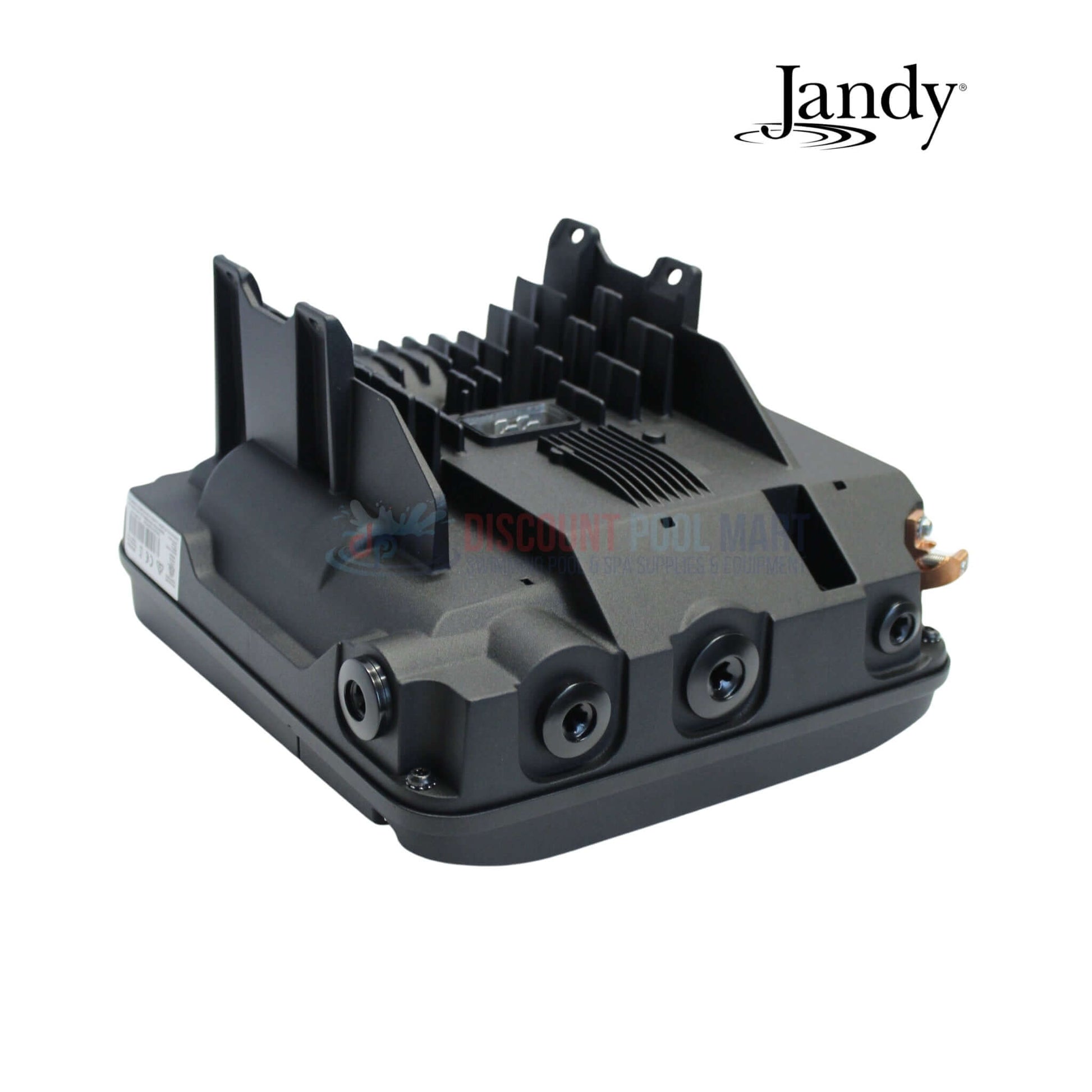 R0974400 | Jandy Flo Pro DV2A 2.7HP Pump Drive, OEM replacement for pool pump, black, side view, from Discount Pool Mart.