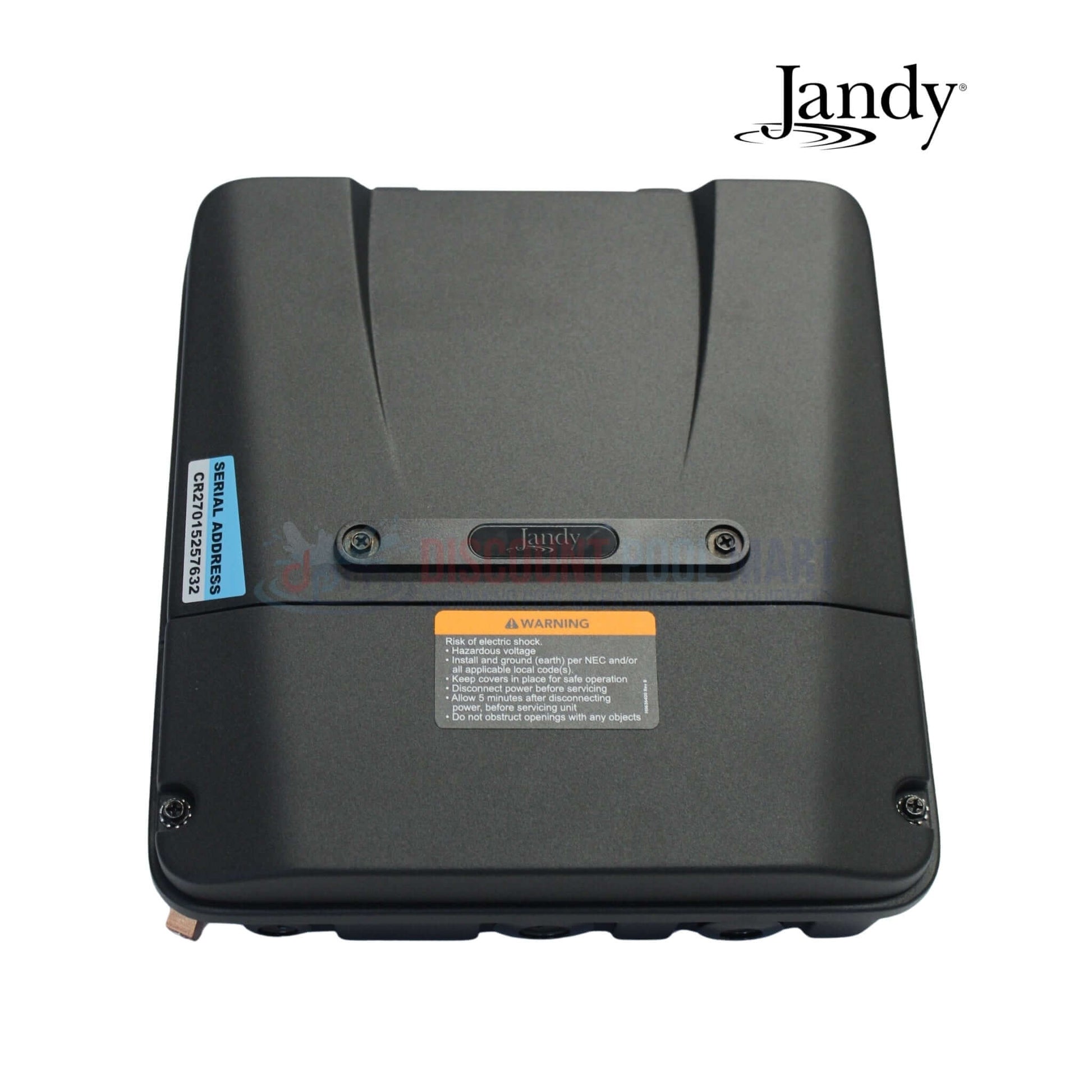 R0974401 | Jandy Flo Pro DV2A 1.85HP Pump Drive top view, black color, factory-replacement for variable-speed pump, Discount Pool Mart.