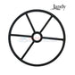 R0987700 | Jandy SFTM24-2.0 Top Valve Assembly replacement part, black rubber design for reliable seal, from Discount Pool Mart.