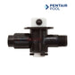 Pentair R172060 | Pentair Rainbow Feeder 1/4" NPT Control Valve, black and white valve for pool chemical dispensing from Discount Pool Mart.