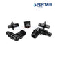 R172275 | Pentair 300-29X Feeder Hardware Kit Parts Bag components including black fittings and connectors from Discount Pool Mart.