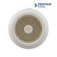 R172288 | Pentair Rainbow Feeder Check Valve 1.5" - 2" from Discount Pool Mart, top view, white color, pool supplies, swimming pool parts.