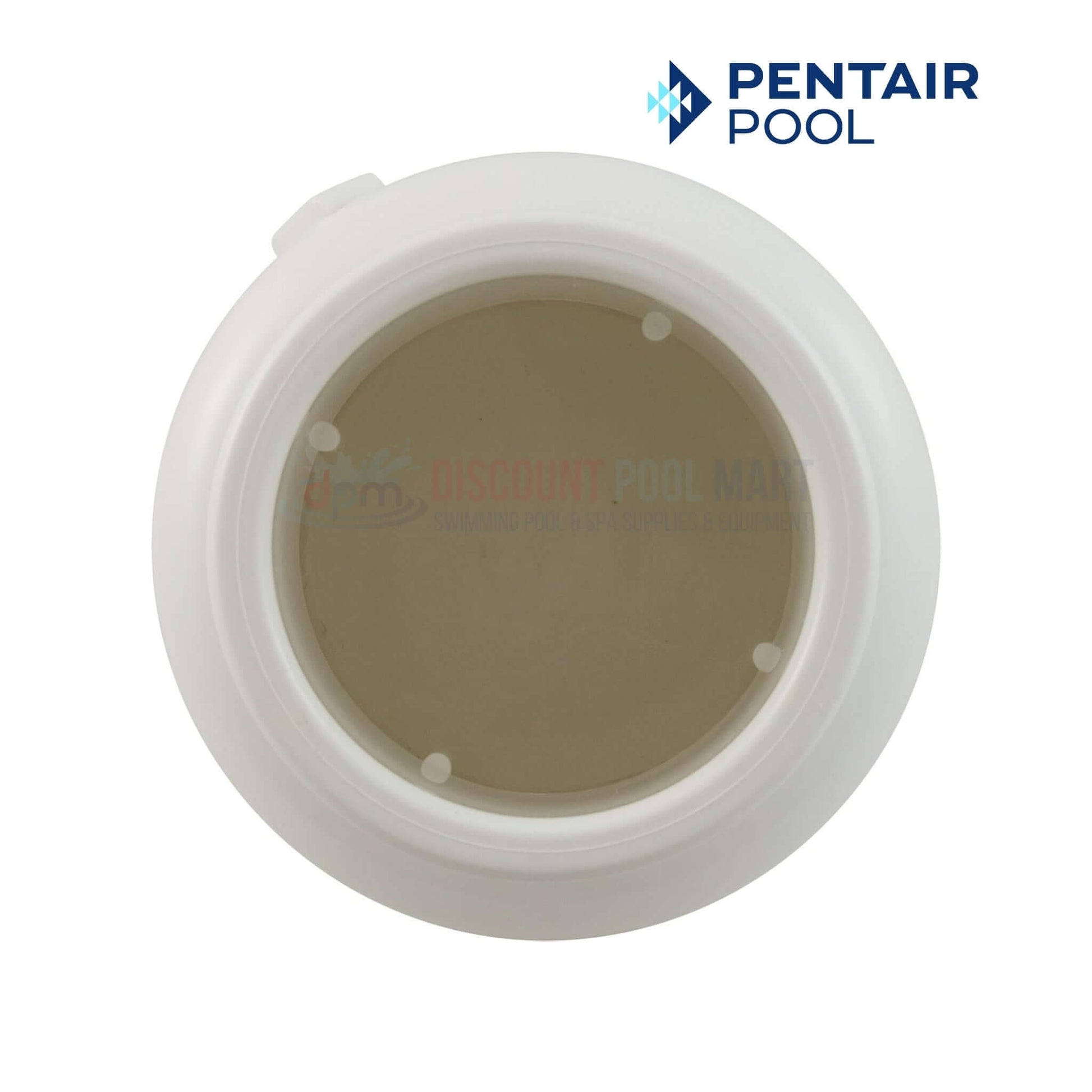 R172288 | Pentair Rainbow Feeder Check Valve 1.5" - 2" top view, white color, essential for pool chlorine system from Discount Pool Mart.