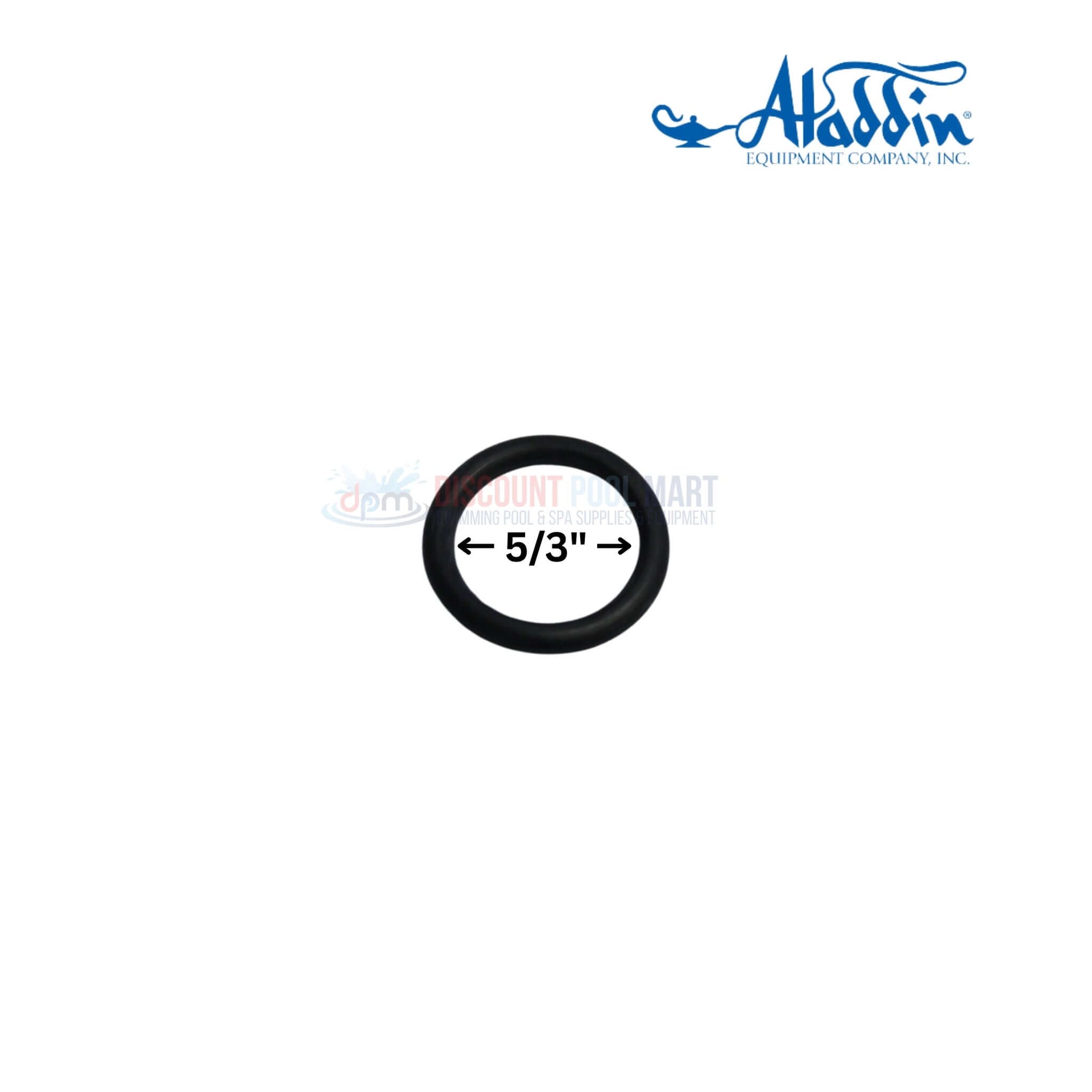 Close-up of the RO-KIT462 | Aladdin O-Ring for Pentair Purex 2000, black, 5/3 inch, from Discount Pool Mart.