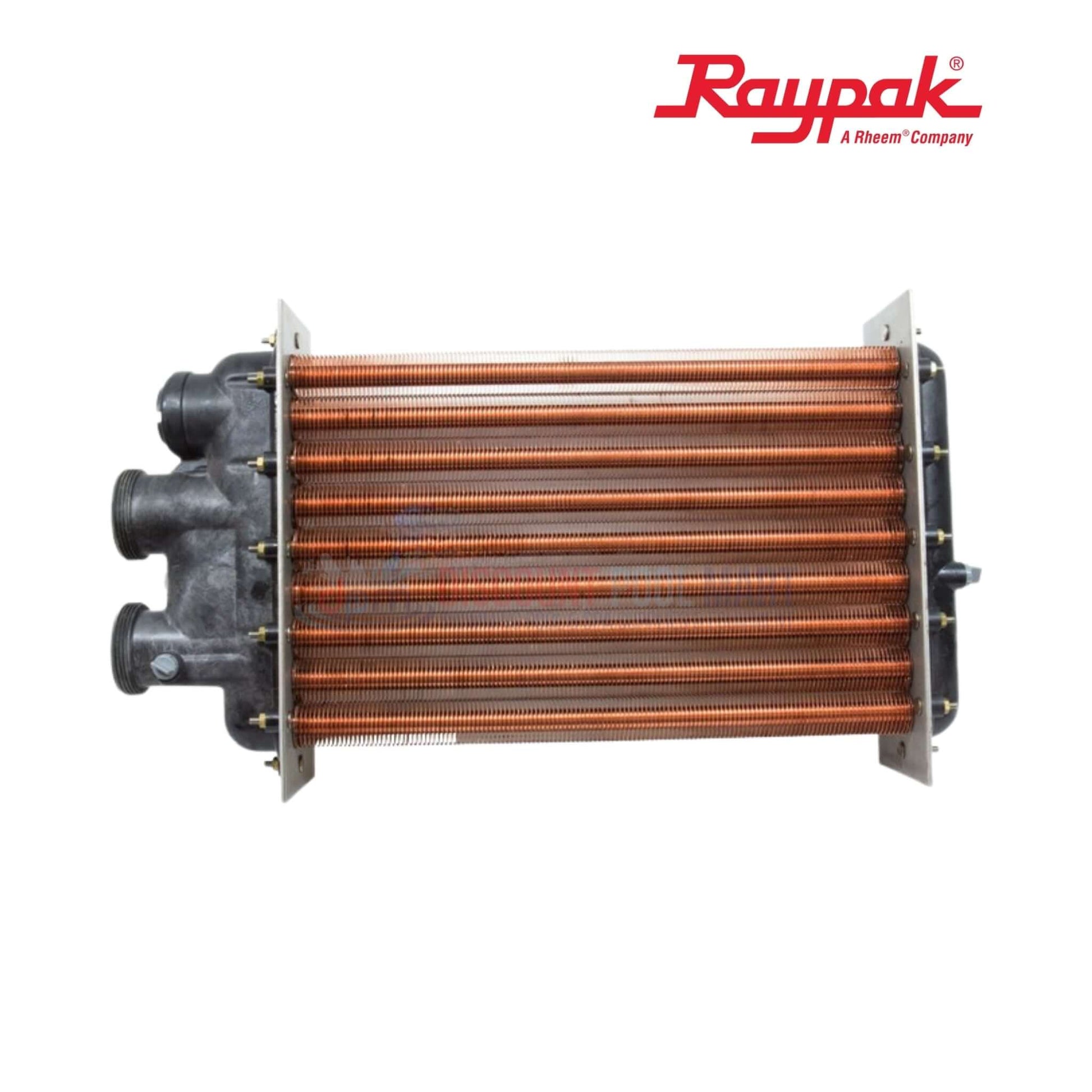 Raypak Copper Heat Exchanger Assembly 406-407 Polymer from Discount Pool Mart DPM, ideal for heating systems.