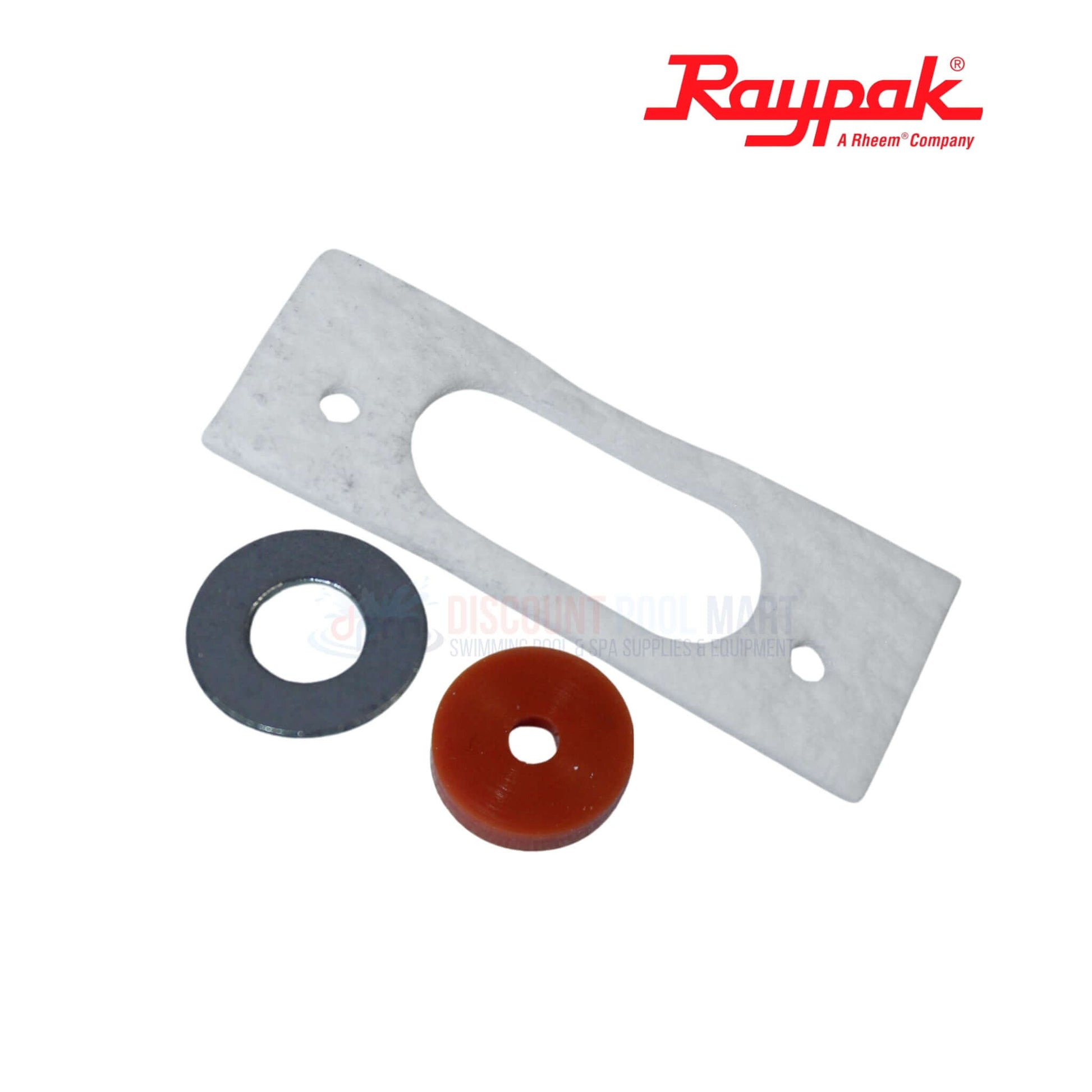 Raypak replacement gasket kit for HSI, including washers and seals from Discount Pool Mart DPM, compatible with heaters.