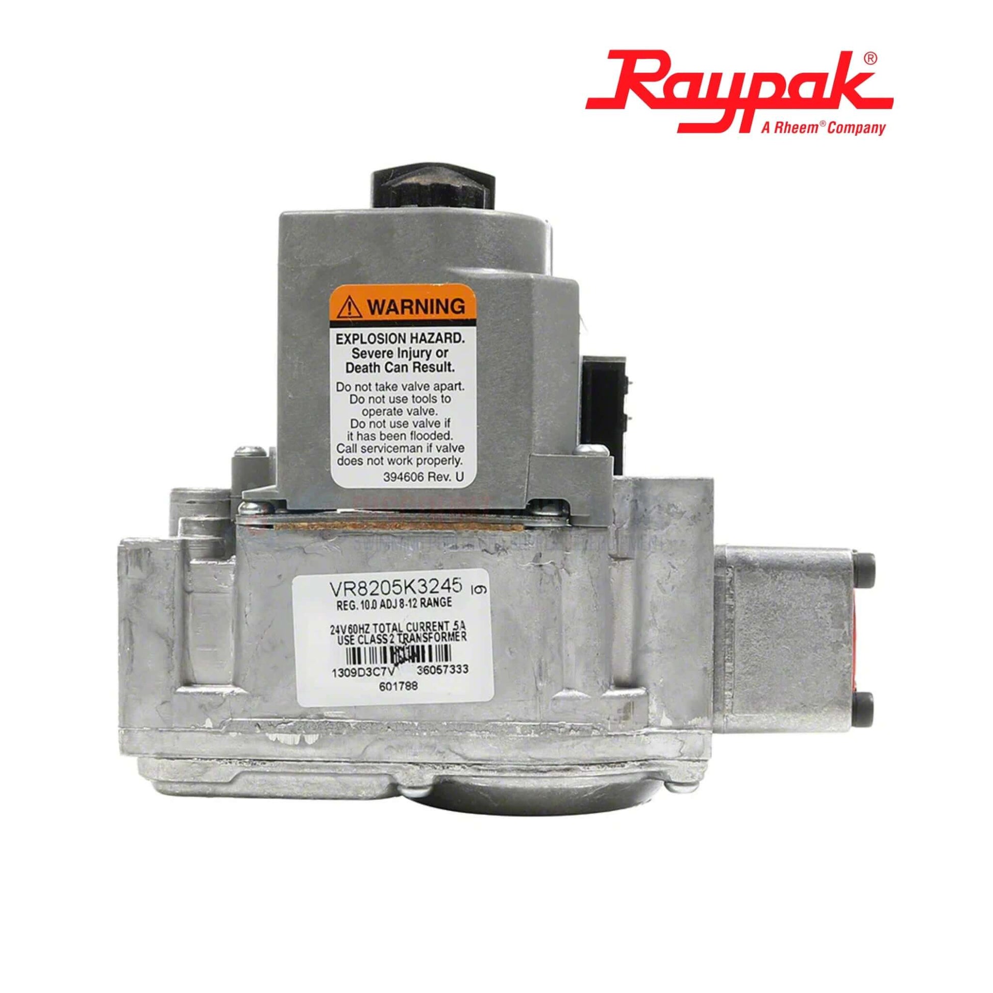 Raypak Combination Propane Gas Valve DSI 011591F for 130A Heaters by Discount Pool Mart DPM
