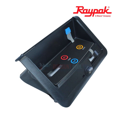Raypak Control Bezel with Switch Decal for Heaters | After 5/2011 | 013491F at Discount Pool Mart DPM