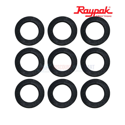 Raypak Header Gasket 3/4" 9 Pack for heaters from Discount Pool Mart, durable and reliable sealing solution.