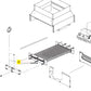Raypak Header Gasket 800014B diagram for heaters, 3/4" size, from Discount Pool Mart DPM, showing parts layout.